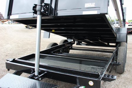 New 2026 Sure-Trac 7' x 14' Hydraulic Dump Trailer - 4' Steel Sides - Telescopic Ram - 14000# GVW