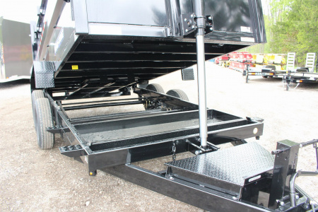 New 2026 Sure-Trac 7' x 14' Hydraulic Dump Trailer - 4' Steel Sides - Telescopic Ram - 14000# GVW