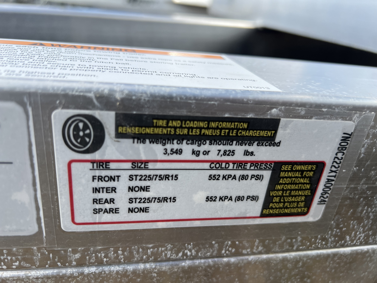 New 2026 Black Rhino 7x22 10K Car / Racing Trailer