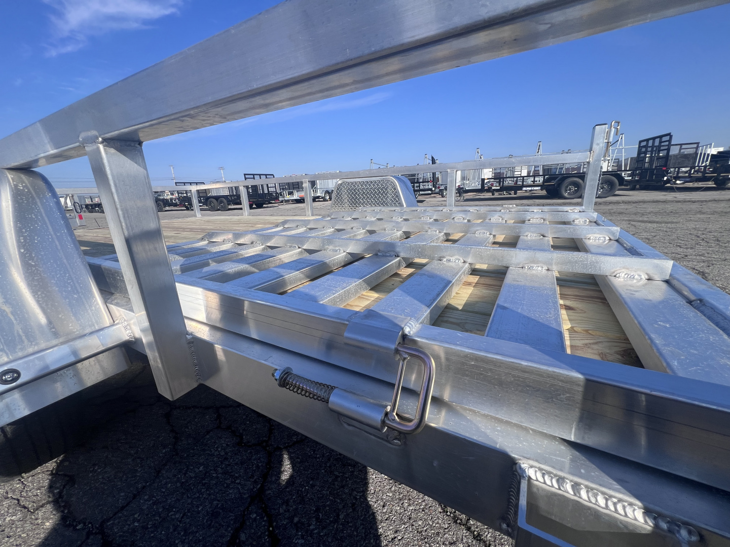 New 2026 Black Rhino 6x12 3K Wood Deck Utility Trailer