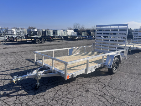 New 2026 Black Rhino 6x12 3K Wood Deck Utility Trailer