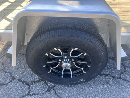 New 2026 Black Rhino 6x12 3K Wood Deck Utility Trailer