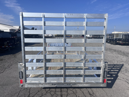 New 2026 Black Rhino 6x12 3K Wood Deck Utility Trailer