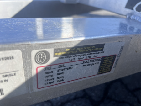 New 2026 Black Rhino 6x12 3K Wood Deck Utility Trailer