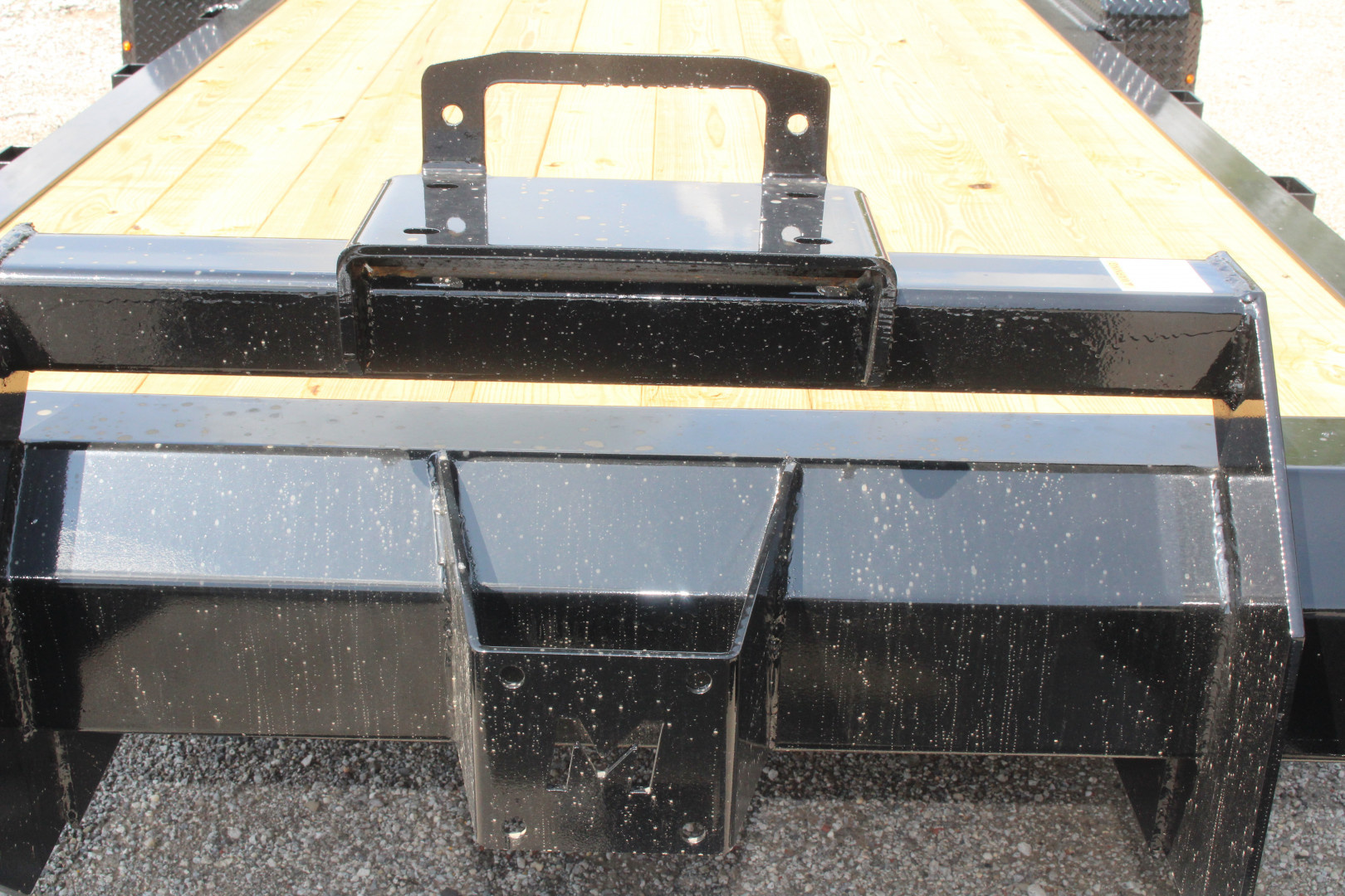 New 2026 Moritz 7' x 16' + 6' Low Pro - Hydraulic Power Tail - Equipment Trailer - 16000# GVW