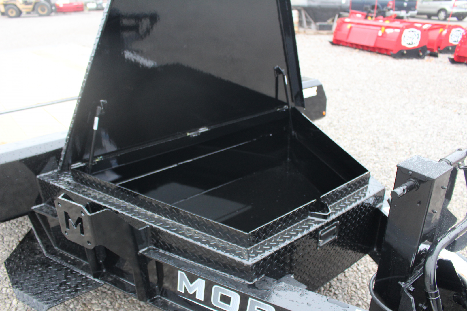 New 2026 Moritz 7' x 16' + 4' Low Pro - Gravity Tilt - Tilt Trailer - 22900# GVW