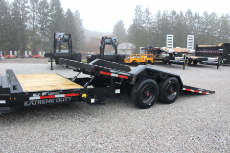 New 2026 Moritz 7' x 16' + 4' Low Pro - Gravity Tilt - Tilt Trailer - 22900# GVW