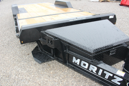 New 2026 Moritz 7' x 16' + 4' Low Pro - Gravity Tilt - Tilt Trailer - 22900# GVW
