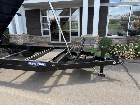 New SURE-TRAC 7' x 16' HEAVY DUTY TELESCOPIC DUMP TRAILER 14K