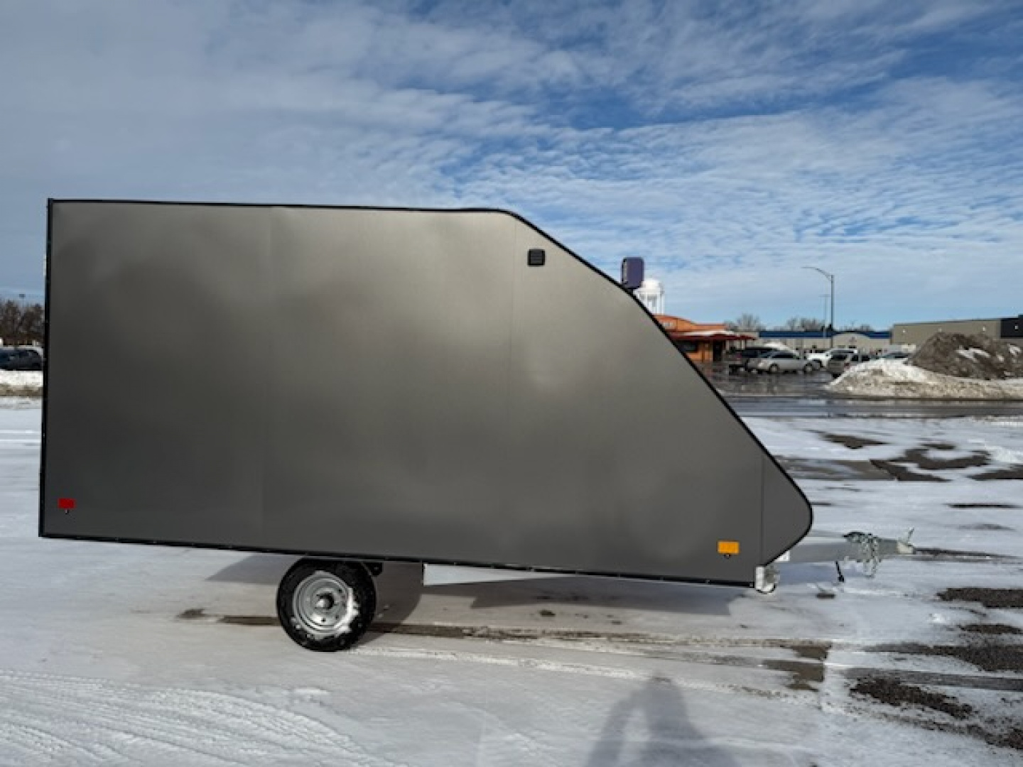 New 2026 Mission MFS 101x12 Crossover Enclosed Snowmobile Trailer