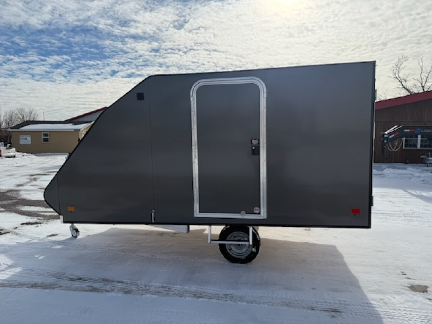 New 2026 Mission MFS 101x12 Crossover Enclosed Snowmobile Trailer