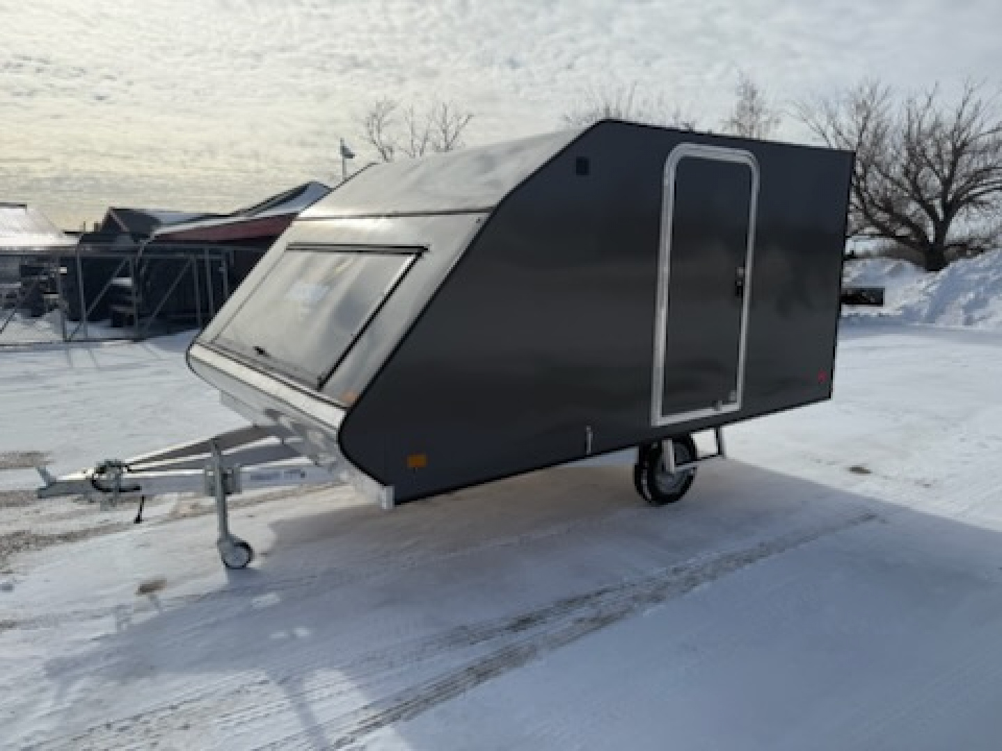 New 2026 Mission MFS 101x12 Crossover Enclosed Snowmobile Trailer