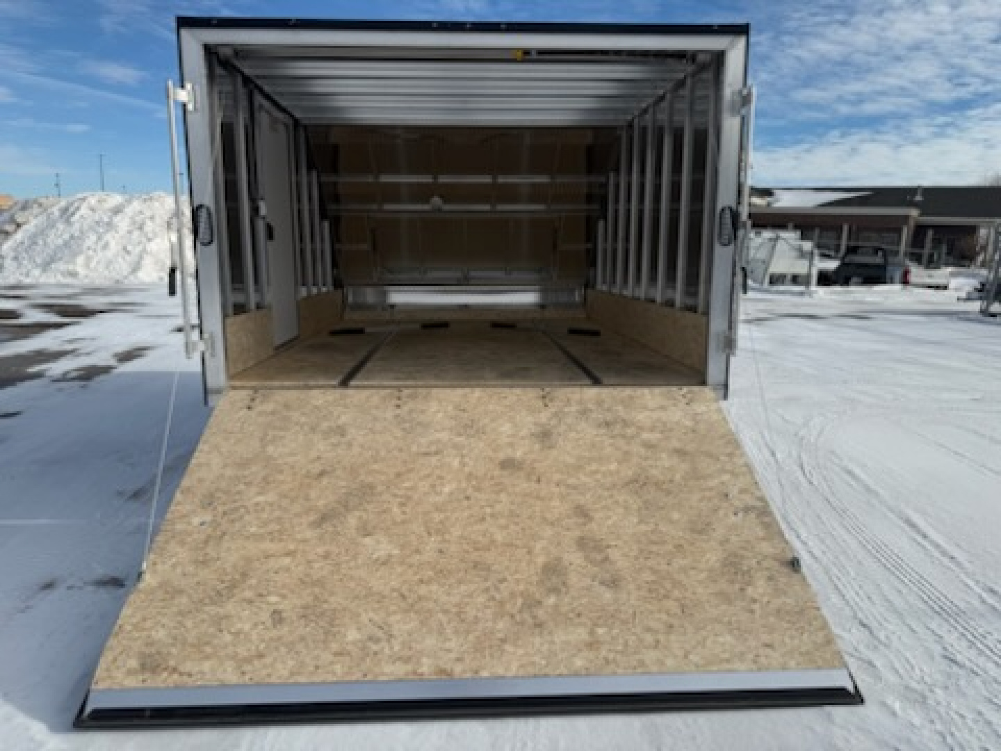 New 2026 Mission MFS 101x12 Crossover Enclosed Snowmobile Trailer