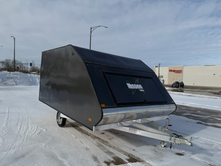New 2026 Mission MFS 101x12 Crossover Enclosed Snowmobile Trailer