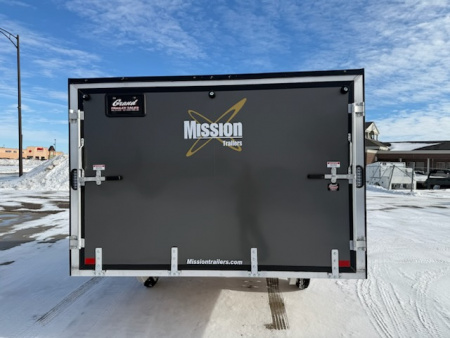 New 2026 Mission MFS 101x12 Crossover Enclosed Snowmobile Trailer