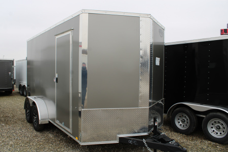 New 2026 Impact Trailers 7X14 + 12  R Cargo / Enclosed Trailer