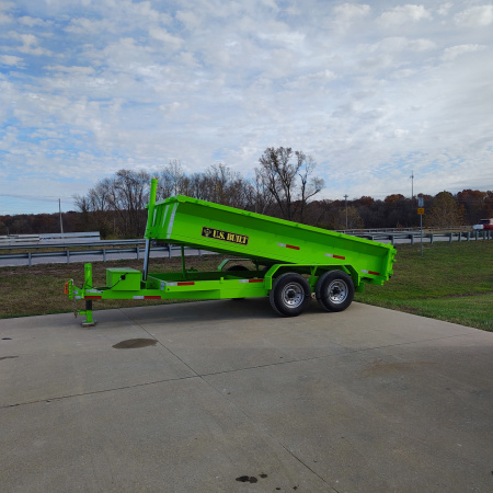 New 2026 Texas Pride Trailers 7x14x2 TA , 14K Axles, Dump Trailer