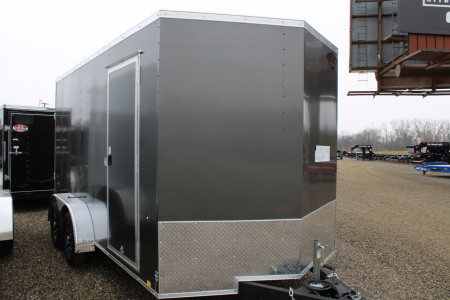 New 2026 Impact Trailers 7X14 + 12  R Cargo / Enclosed Trailer