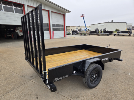 New 2026 Doolittle Trailers 77x10 Solid Side 3K Utility Trailer