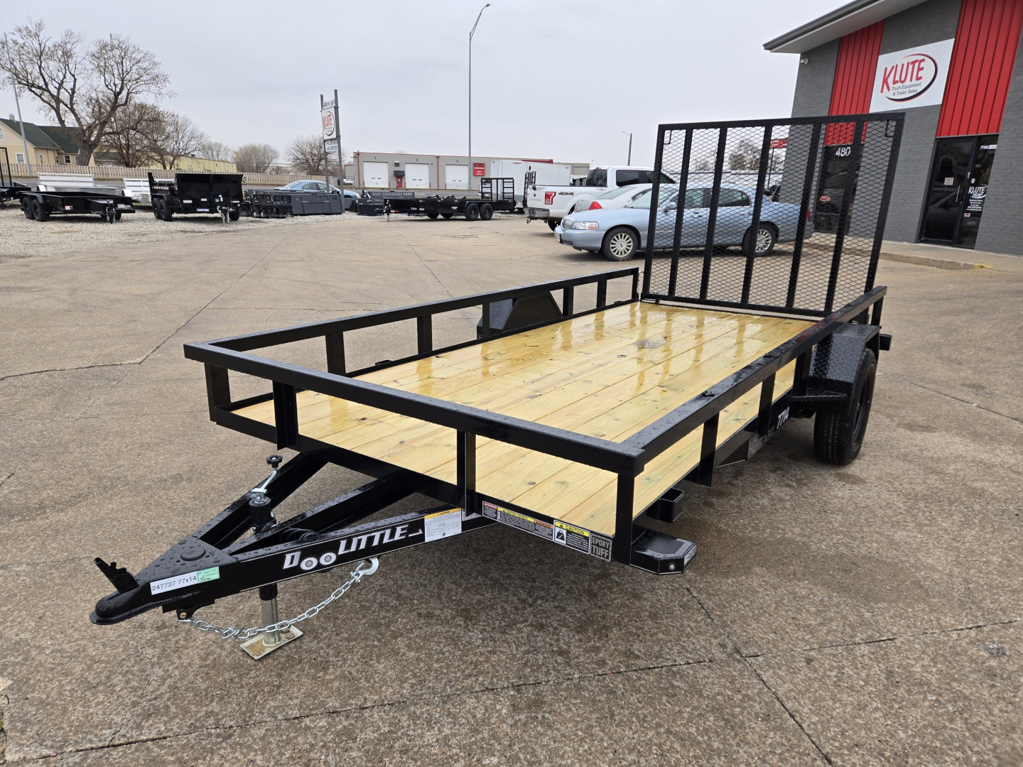 New 2026 Doolittle Trailers 77x14 Tube Top 3K Utility Trailer