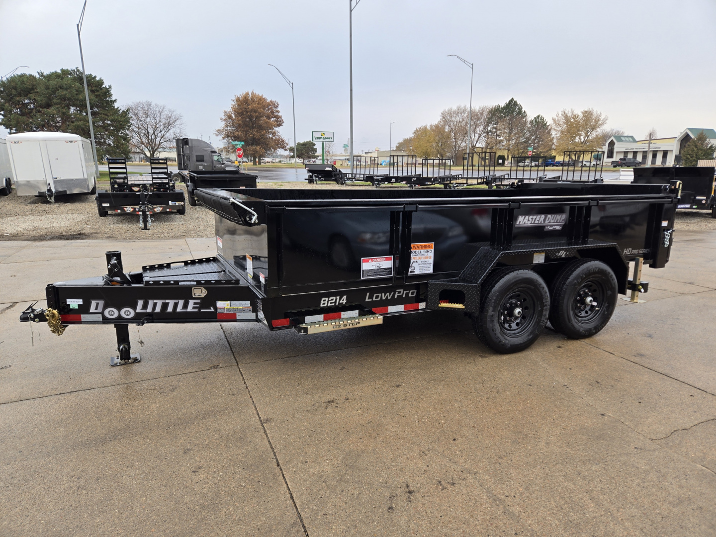 New 2026 Doolittle Trailers 82x14 14K I-Beam Master Dump Trailer