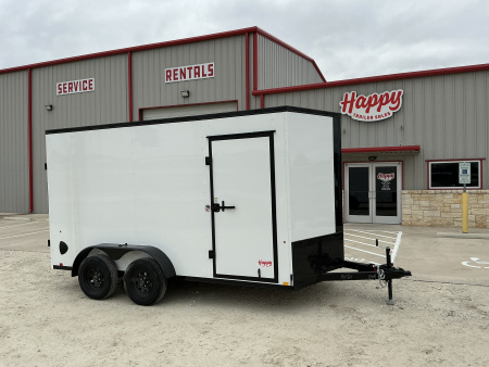 New 2026 Compass 7'x14' Enclosed Cargo Trailer - Indigo DLX