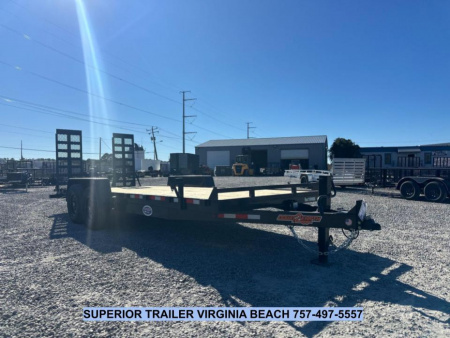 New 2026 Down 2 Earth Trailers 20ft 14K w/ Fold Up Ramps Equipment Trailer