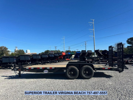 New 2026 Down 2 Earth Trailers 20ft 14K w/ Fold Up Ramps Equipment Trailer