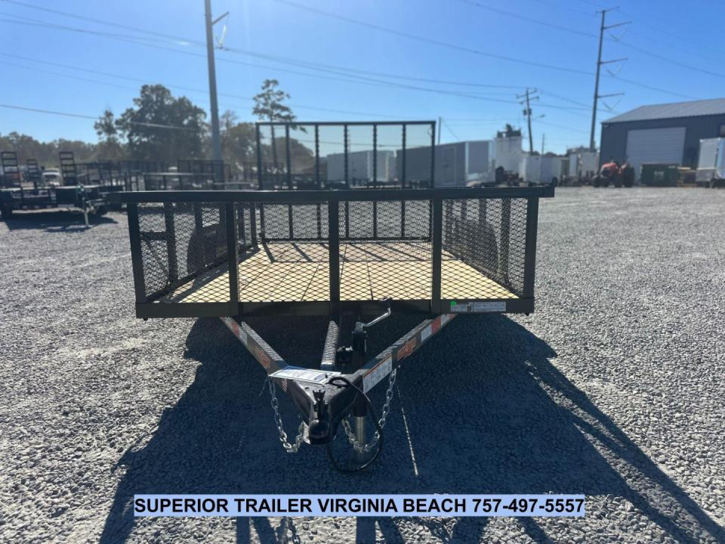 New 2026 Down 2 Earth Trailers 6X10 w/2ft Expanded Metal Sides Utility Trailer