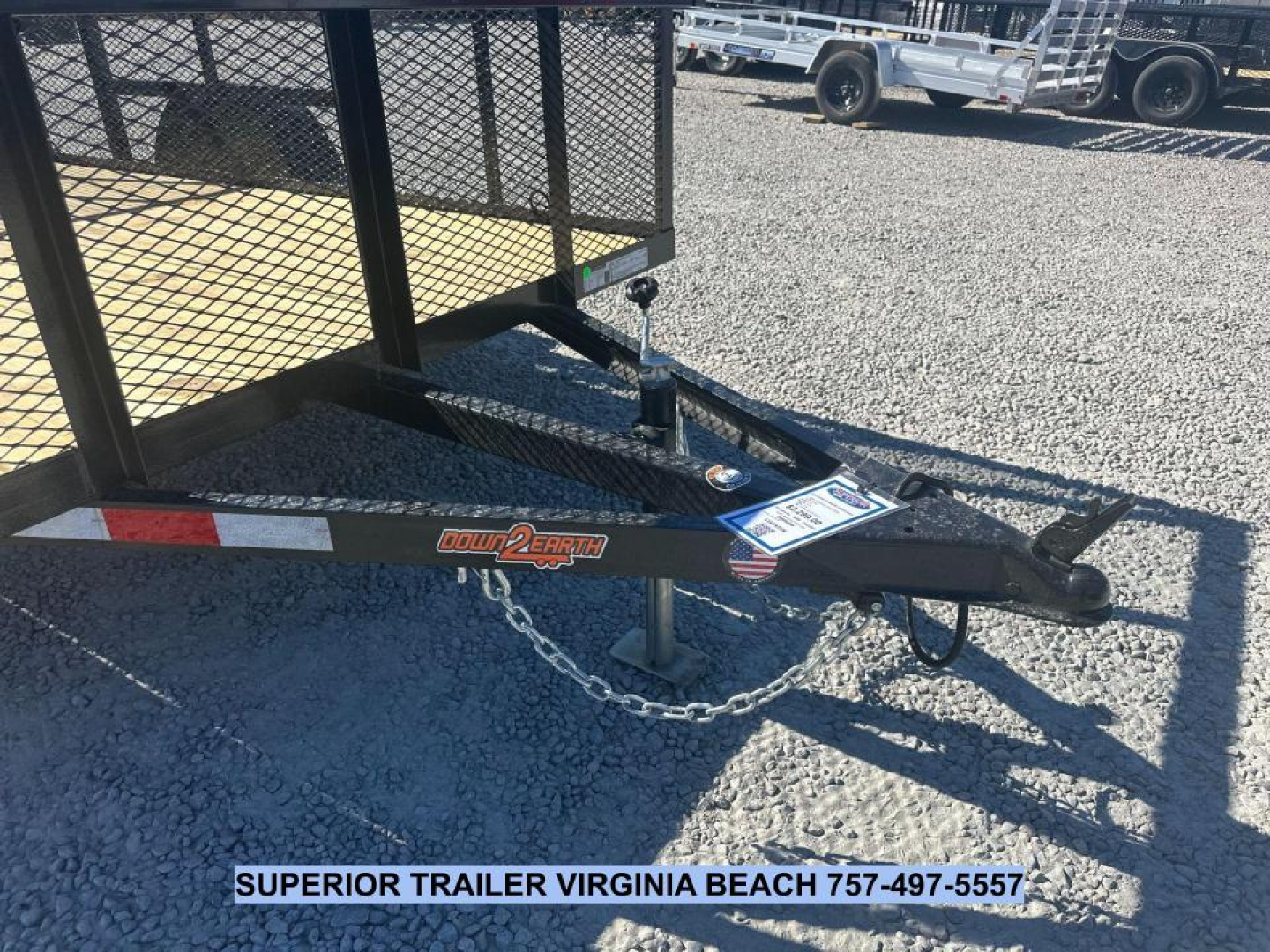 New 2026 Down 2 Earth Trailers 6X10 w/2ft Expanded Metal Sides Utility Trailer