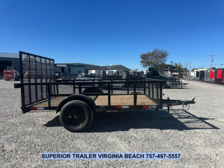 New 2026 Down 2 Earth Trailers 6X10 w/2ft Expanded Metal Sides Utility Trailer