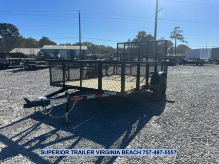 New 2026 Down 2 Earth Trailers 6X10 w/2ft Expanded Metal Sides Utility Trailer