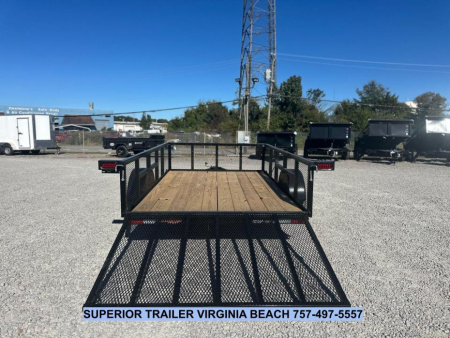 New 2026 Down 2 Earth Trailers 6X10 w/2ft Expanded Metal Sides Utility Trailer