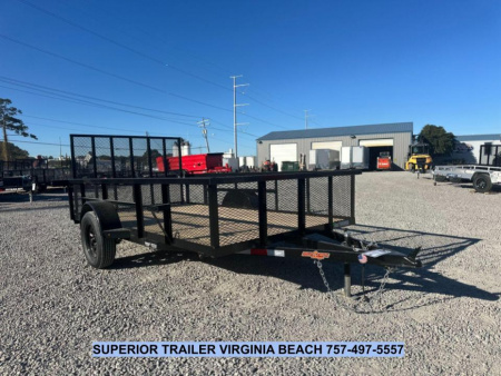 New 2026 Down 2 Earth Trailers 6X12 w/2ft Expanded Metal Sides Utility Trailer