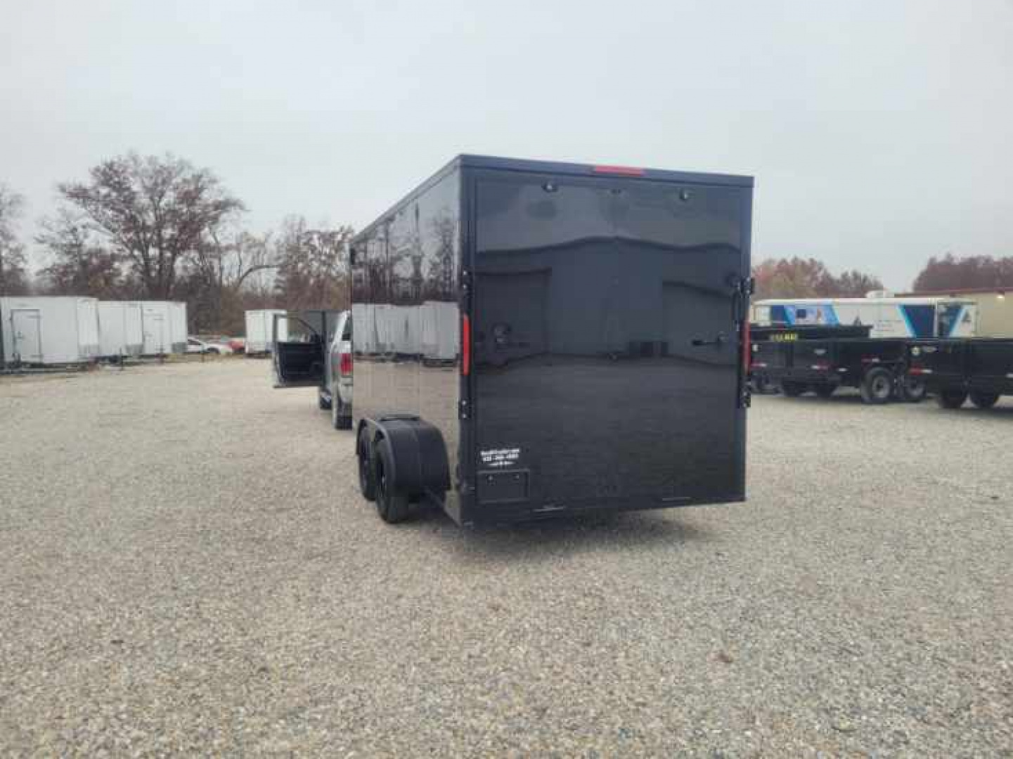 New 2026 Mammoth 7x16 TA Cargo / Enclosed Trailer, 7' interior height , 35k axles, .080 polycore exterior