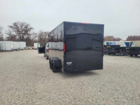 New 2026 Mammoth 7x16 TA Cargo / Enclosed Trailer, 7' interior height , 35k axles, .080 polycore exterior