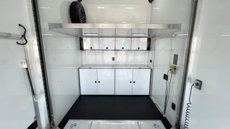 New 24' ATC RoM 800 Stacker Car Hauler Trailer - Black w/ Premium Escape Door