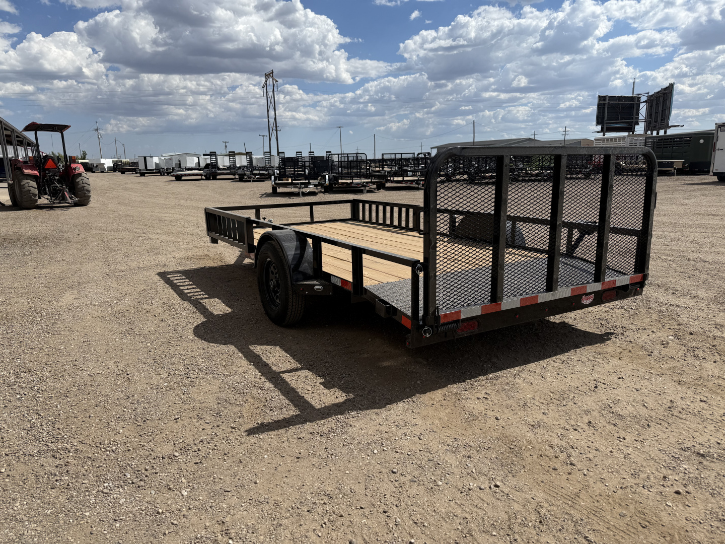 New 2026 X-On 77"x14' Single Axle Utility Trailer - U2