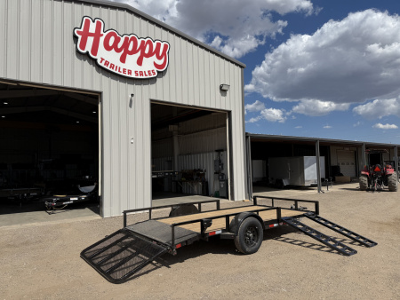 New 2026 X-On 77"x14' Single Axle Utility Trailer - U2