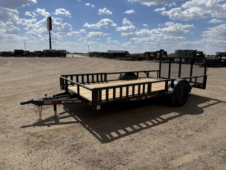 New 2026 X-On 77"x14' Single Axle Utility Trailer - U2