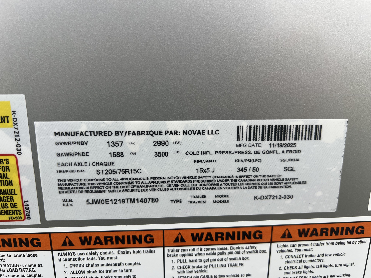 New 2026 Look Trailers 6X12 3K ST-DLX RAMP DOOR Cargo / Enclosed Trailer