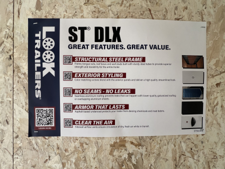 New 2026 Look Trailers 6X12 3K ST-DLX RAMP DOOR Cargo / Enclosed Trailer