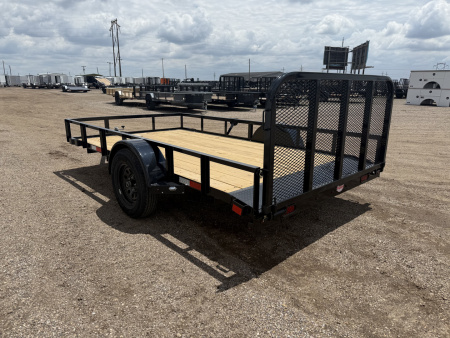 New 2025 X-On 77"x12' Single Axle Utility Trailer - U2