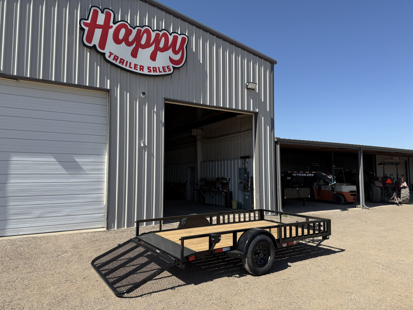 New 2025 X-On 77"x12' Single Axle Utility Trailer - U2