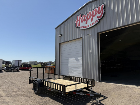 New 2025 X-On 77 x12' Single Axle Utility Trailer - U2