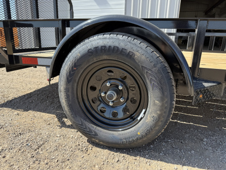 New 2025 X-On 77"x12' Single Axle Utility Trailer - U2