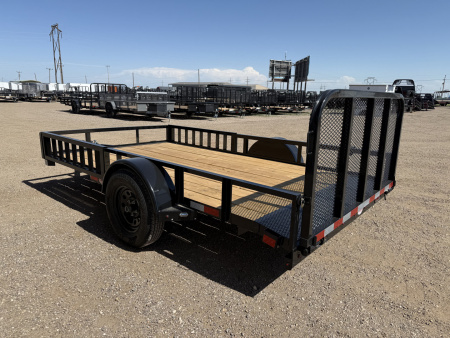 New 2025 X-On 77"x12' Single Axle Utility Trailer - U2