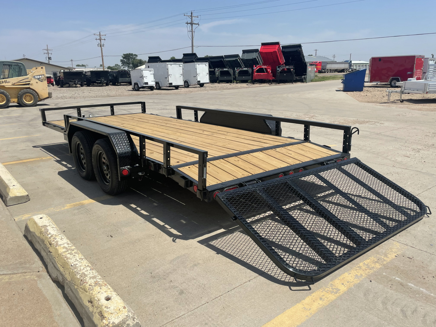 New 2026 PJ Trailers 16' X 83" With ATV Ramps Utility Trailer