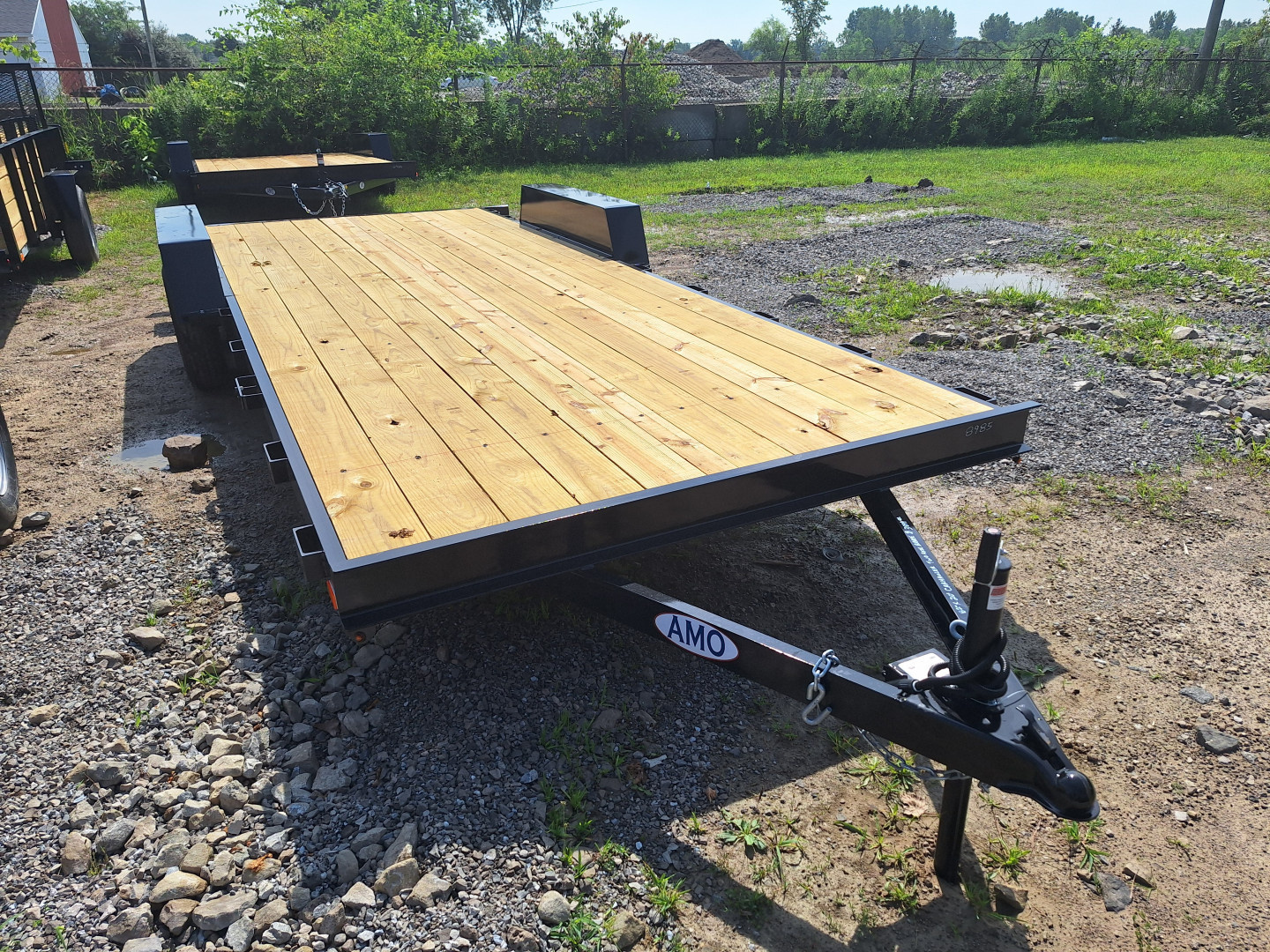 New 2026 AMO 82x20 Car Hauler 2 Axle Brake Led Lights