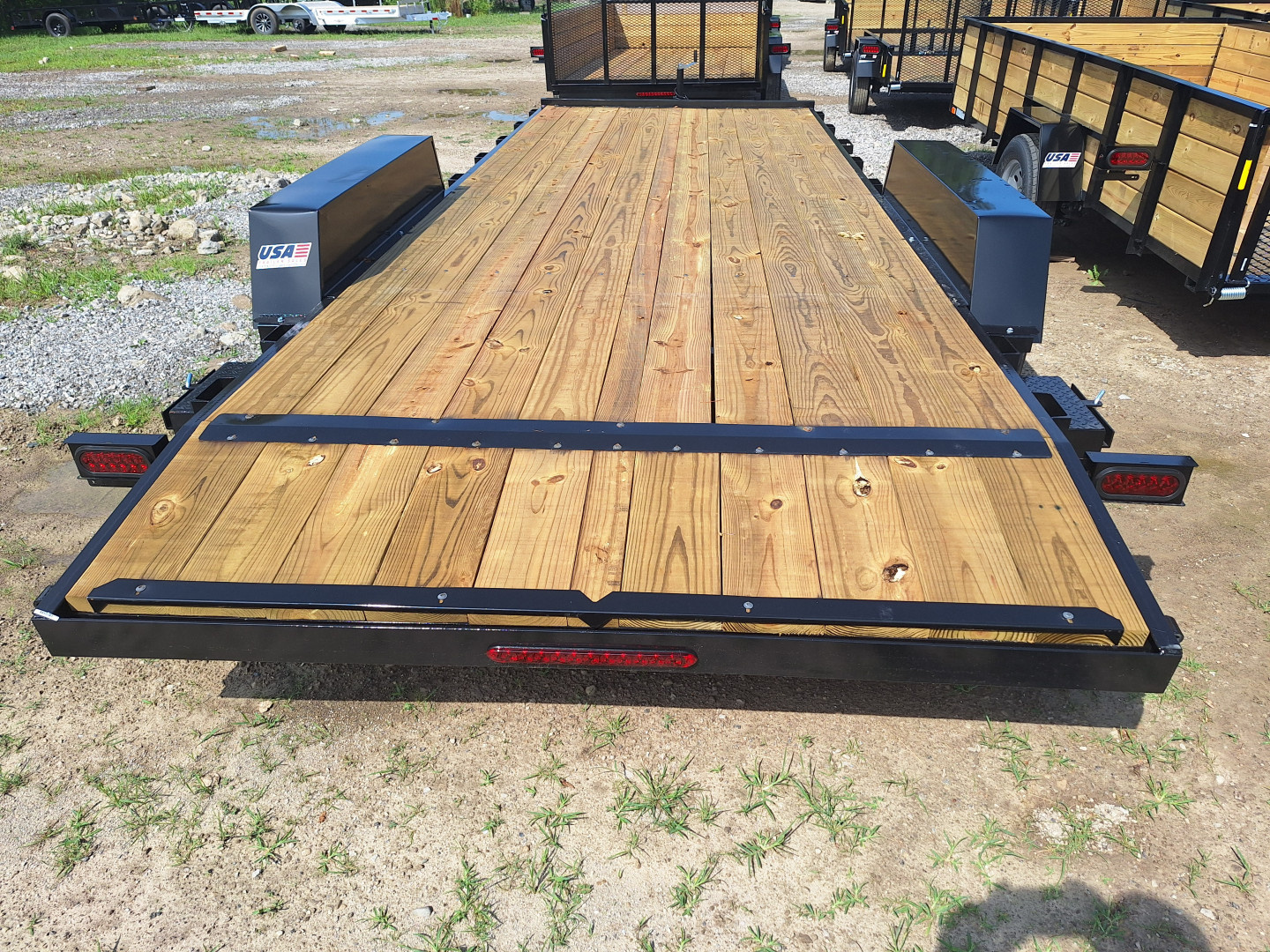 New 2026 AMO 82x20 Car Hauler 2 Axle Brake Led Lights